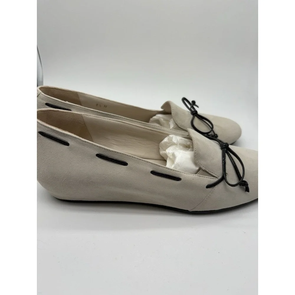 Amalfi‎ By Rangoni  Beige Suede Loafers, 8.5